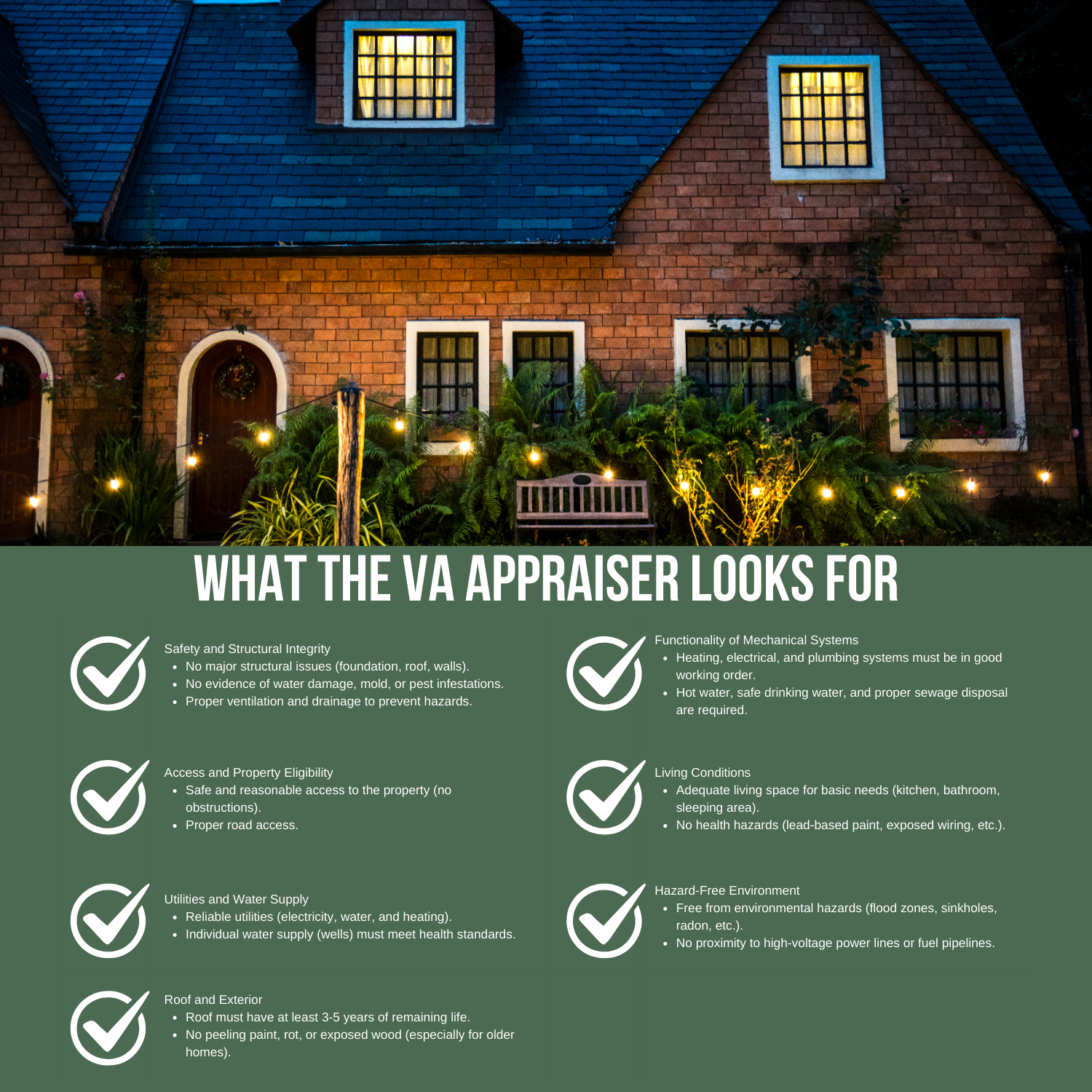 What the VA Appraiser looks for